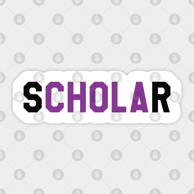 sCHOLAr Sticker by Pochaloca